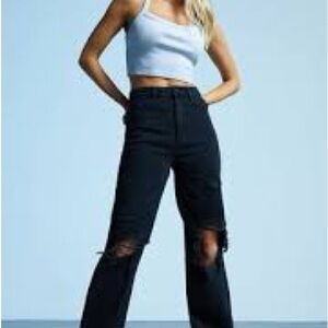 PacSun Black Distressed 90’s BF Jeans